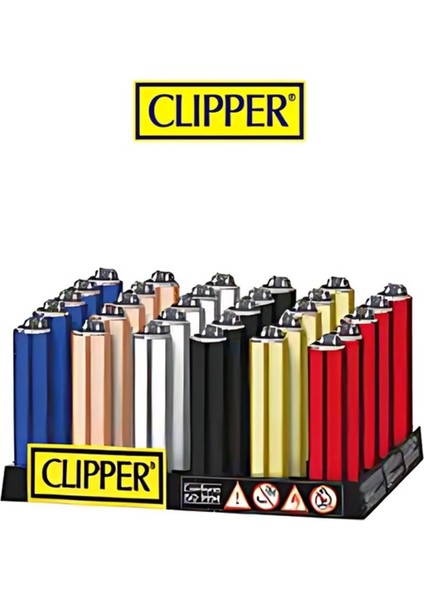 Clipper Reusable Taşlı Çakmak 30 Adet