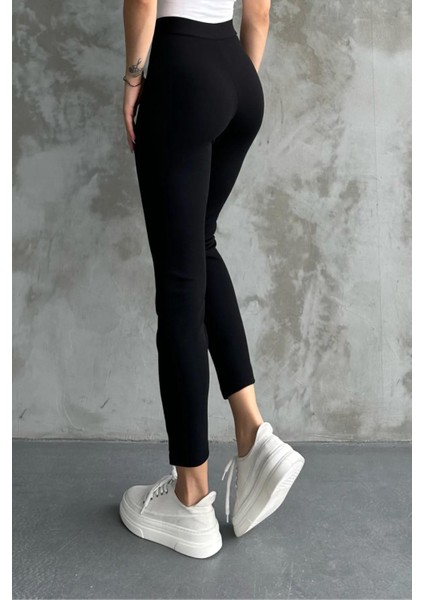 Kadın Diane Yüksek Bel Toparlayıcı Likralı Dar Paça Çimalı Kumaş Pantolon indirimleri