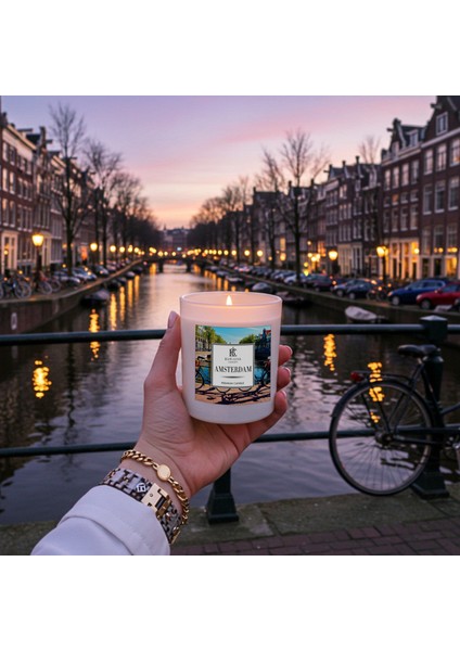 Amsterdam Konseptli Kokulu Soya Mum fiyatları