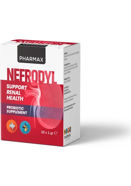 Nefrodyl Kedi ve Köpek Renal Sistem Destekleyici Yem Katkısı 30x1 gr fiyatları