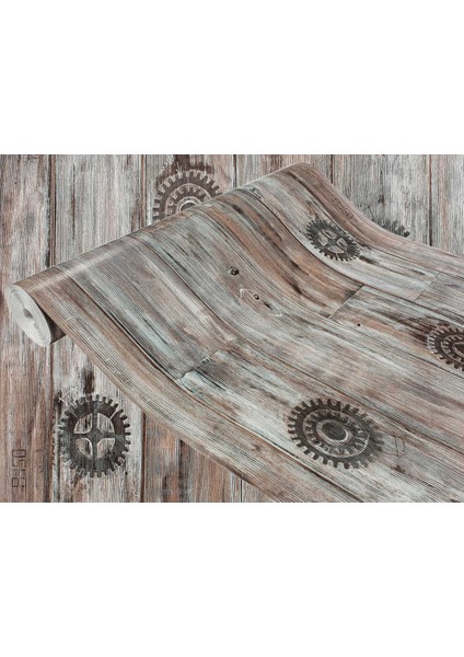 D-C-Fi x 276-0631 Kendinden Yapışkanlı Eskitme Ahşap Desen Folyo ( 45 cm x 2 mt )