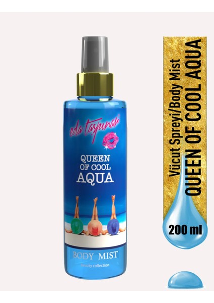 Eda Taşpınar Queen Of Cool Aqua Body Mist Vücut Spreyi 200ML.