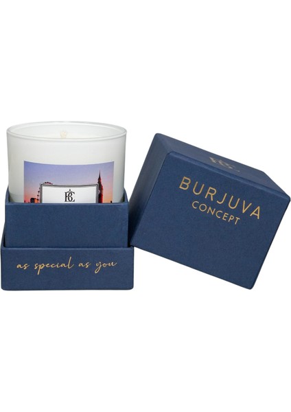 Londra Konseptli Kokulu Soya Mum modelleri