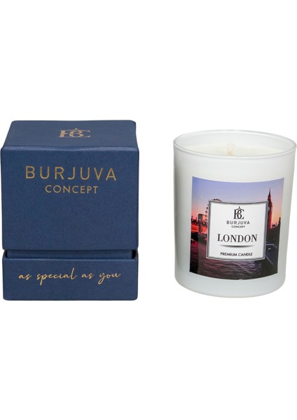 Londra Konseptli Kokulu Soya Mum fırsatları