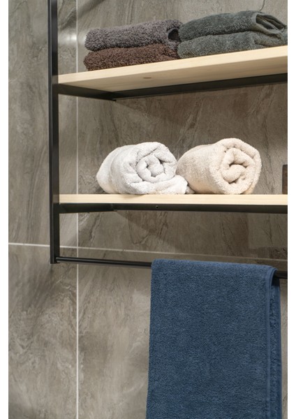 Banyo Raflı Havlu Askısı