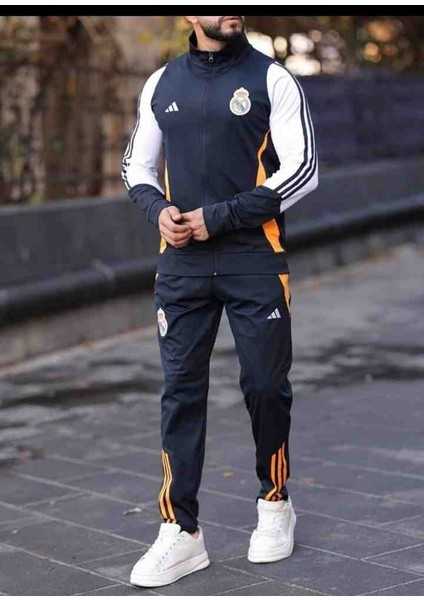 R.madrid Motifli Unisex Eşofman Takımı