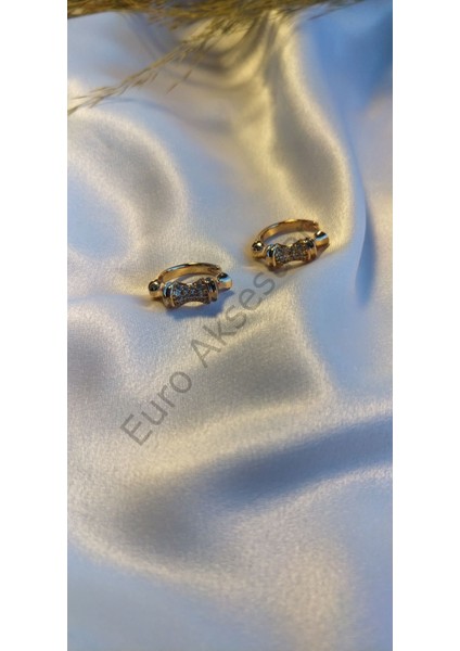 Taş Detaylı Vip Küpe Rose fiyatları