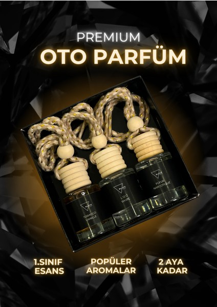 Premium Oto Parfüm 3 farklı aroma fiyatları