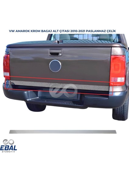 Vw Amarok Krom Alt Bagaj Çıtası 2010-2021 P.çelik