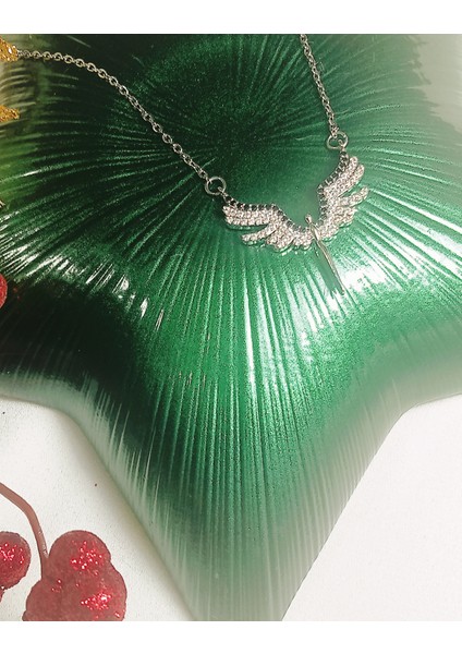 Kadın Melek Sılver Çelik Kolye fiyatları