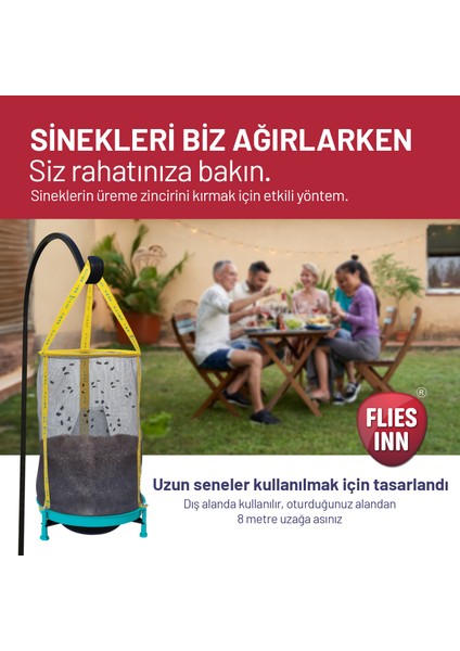 1 Flıes’ Inn – Hg Karasinek Tuzağı + 10 Adet 25GR Yem