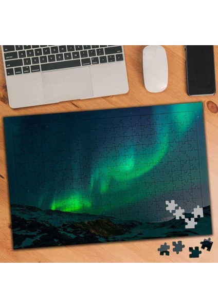 Kuzey Işıkları Manzarası 240 Parça Puzzle YAPBOZ-603924