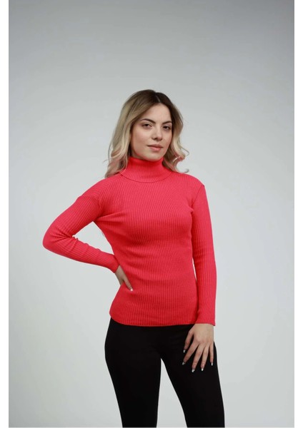 Tam Boğazlı Kadın Body