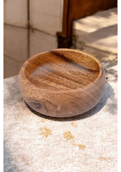 El Yapımı 10 cm Akasya Çerezlik - Doğal ve Şık fiyatları