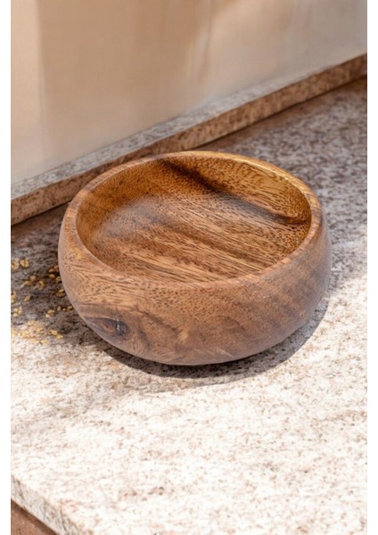 El Yapımı 10 cm Akasya Çerezlik - Doğal ve Şık modelleri