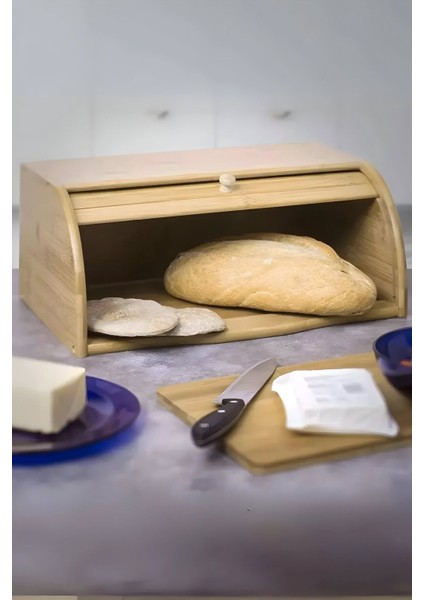 Doğal Şıklık: Bambu Ekmek Kutusu - Taze Ekmeğin Gizli Kahramanı fırsatları