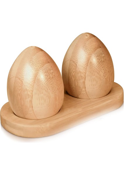 Doğal Şıklık: Bambu Tuzluk Biberlik Seti - Mutfakların Yeni Favorisi