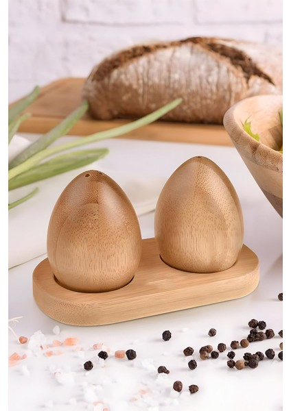 Doğal Şıklık: Bambu Tuzluk Biberlik Seti - Mutfakların Yeni Favorisi fiyatları