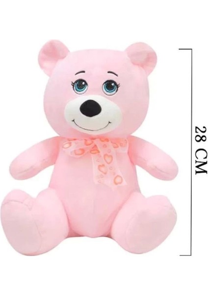 Nessiworld 1022P Göbekli Ayı 28 cm Pembe -Selay Oyuncak