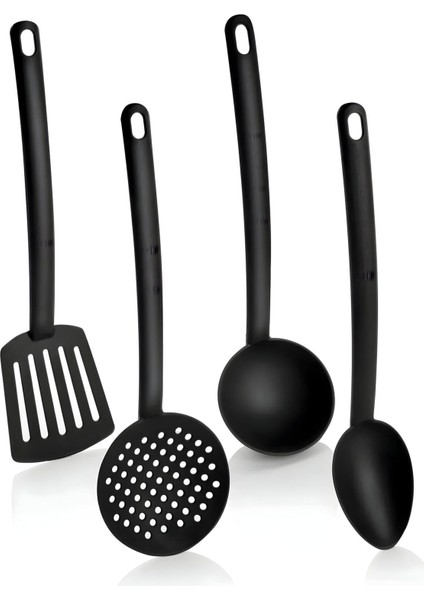 15 Parça Teflon Plastik Mutfak Kepçe Seti; Kaşık, Kevgir, Spatula Izgara, Makarna Maşası, Kaşıklık, modelleri