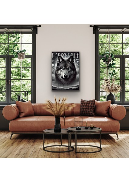 Asil Kurt Kanvas Tablo 70 x 100 cm