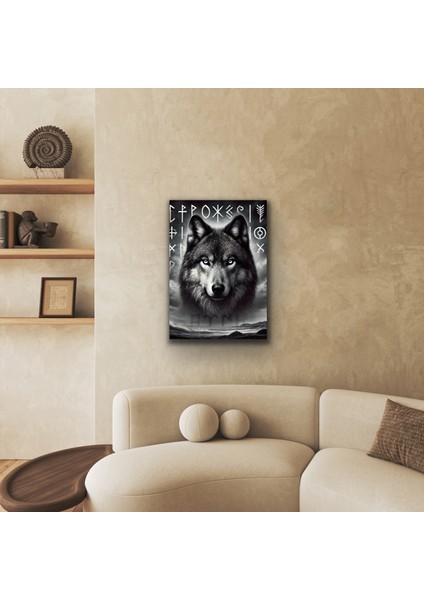 Asil Kurt Kanvas Tablo 70 x 100 cm