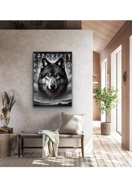 Asil Kurt Kanvas Tablo 70 x 100 cm