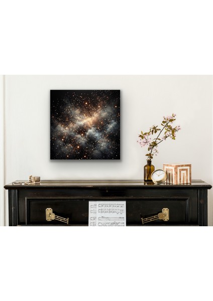 Uzay Boşluğu Kanvas Tablo 60 x 60 cm