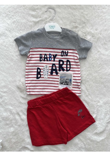 Baby On Board Şortlu 2'li Takım