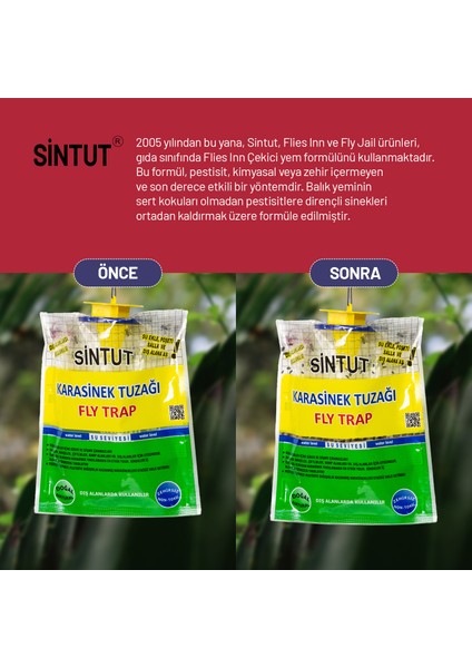 2 Adet Sintut Medium | Karasinek Tuzağı