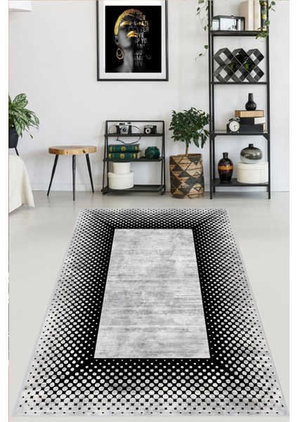 Yıkanabilir, Baskılı, Kaymaz Taban Salon, Mutfak, Yatak Odası Halı ve Yolluk RVGHM0017
