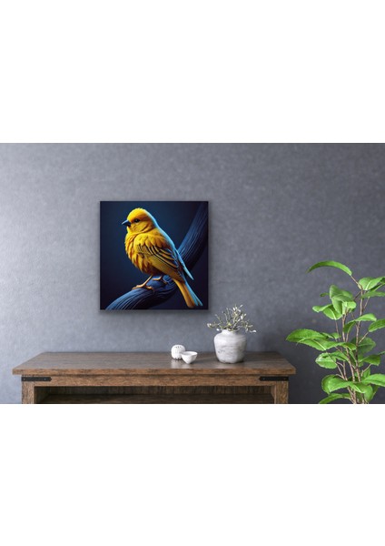 Kanarya Kanvas Tablo 60 x 60 cm fırsatları