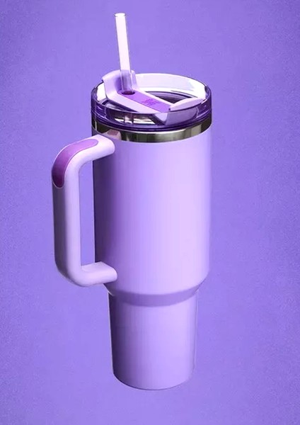 Barbie Quencher H2.0 Flowstate Paslanmaz Çelik Termos 40 Oz 1,18 Lt Rose Quartz 2.0