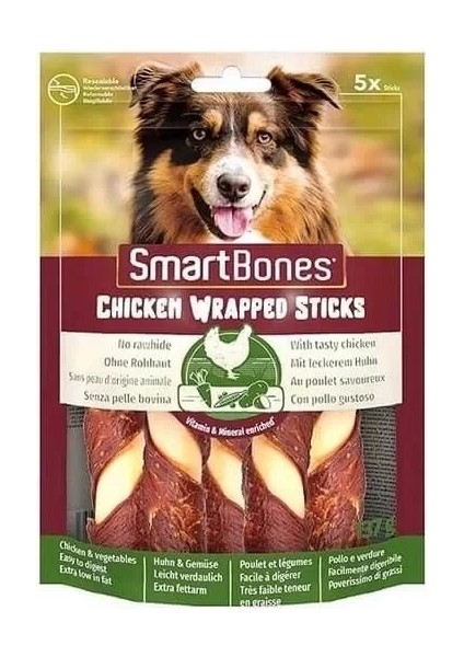 Tavuk Sargılı Stick Köpek Ödül Maması M 5 Li 137 gr