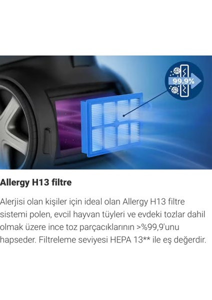 Marathon Yüksek Emiş Güçlü Hepa Filtreli POWERCYCLONE10 ve Nanoclean Teknojili Premium Torbasız Süpürge, Onerous Lambader Hediye
