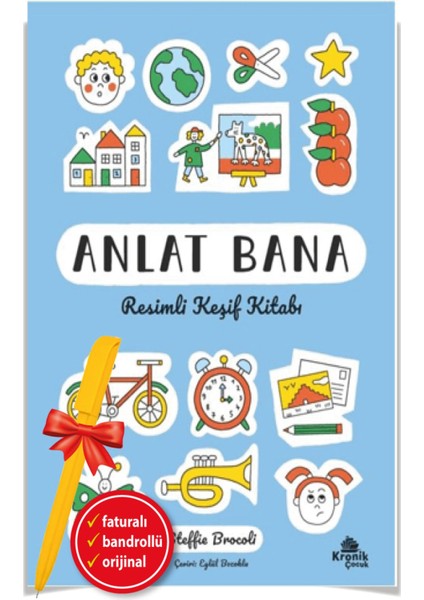 Anlat Bana / Resimli Keşif Kitabı (Alfa Kalem)