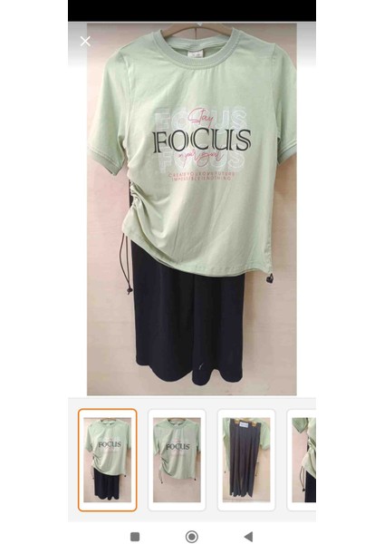 Kız Çocuk Beli Ayarlaabilen Büzgülü Buluz Bol Pantolon Takım