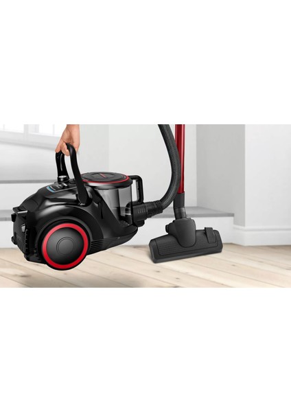 Ultra Güçlü Turbo Başlıklı Hepa Filtreli Premium Toz Torbasız Süpürge 10 Yıl Motor Garantili, Onerous Lambader Hediye