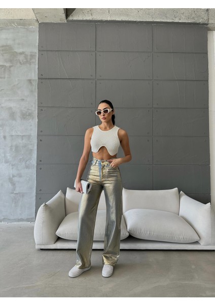 Varaklı Gold Jean