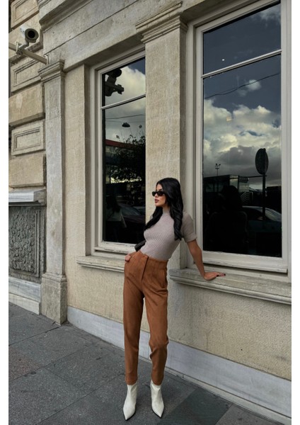 Taba Pensli Süet Pantolon fırsatları