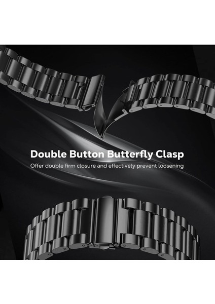 Samsung Galaxy Watch 7 Ultra 47MM Uyumlu Paslanmaz Çelik Akıllı Saat Kordonu fırsatları