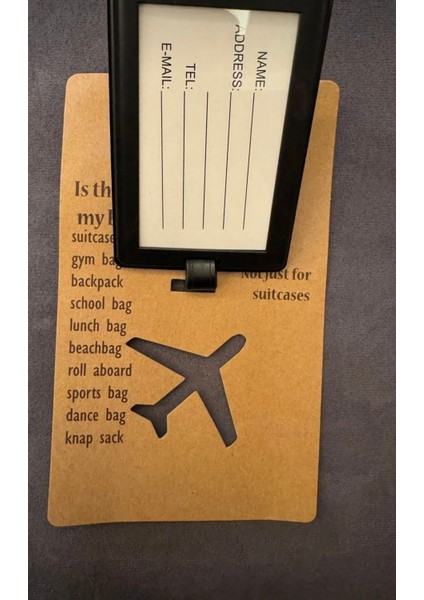 Kartlık Bagaj Bavul Valiz Çanta Etiketi/kara Kedi /siyah Pembe fiyatları