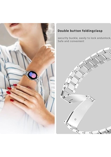 Huawei Watch Gt/gt2/gt2 Pro/gt3 Pro/gt4 Gt5 Pro 46MM Uyumlu 22MM Paslanmaz Çelik Akıllı Saat Kordonu
