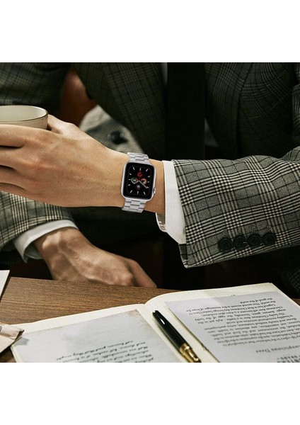 Apple Watch Seri 2 3 4 5 6 7 8 Se Ultra Uyumlu 38 40 41MM Paslanmaz Çelik Akıllı Saat Kordonu fırsatları