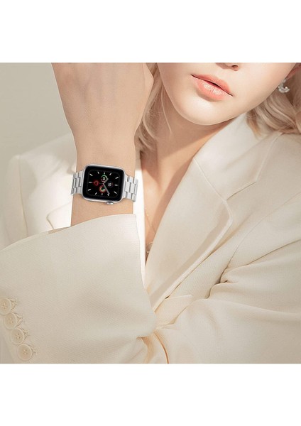 Apple Watch Seri 2 3 4 5 6 7 8 Se Ultra Uyumlu 38 40 41MM Paslanmaz Çelik Akıllı Saat Kordonu indirimleri