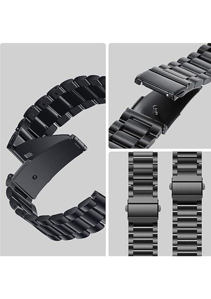 Samsung Galaxy Watch 46MM / Watch 3 45MM / Gear S3 Uyumlu 22MM Paslanmaz Çelik Akıllı Saat Kordonu fiyatları