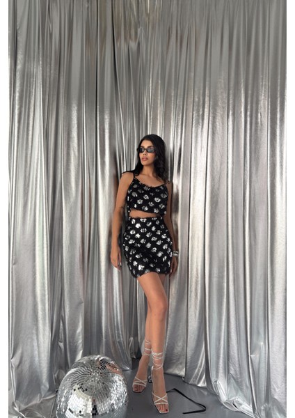 Gümüş Püskül Payet Etekli Takım fırsatları