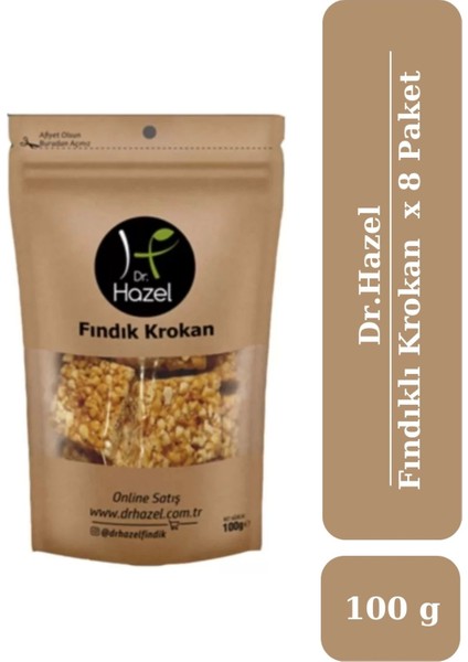 Fındıklı Krokan 100 gr x 8 Paket