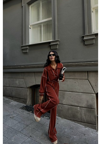 Kiremit Şönil Kumaş Biyeli Takım fırsatları