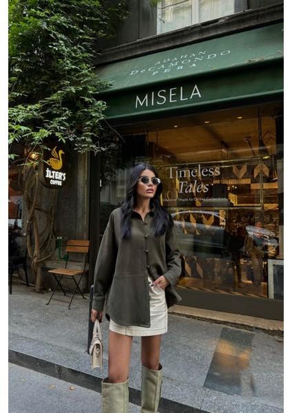 Haki Marka Model Süet Gömlek fırsatları